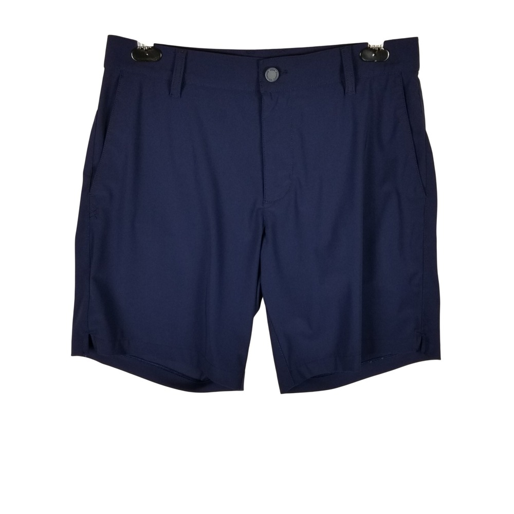 Rhone Commuter Shorts Mens 30 Navy Blue 8 Inch Inseam Italian Fabric Stretch